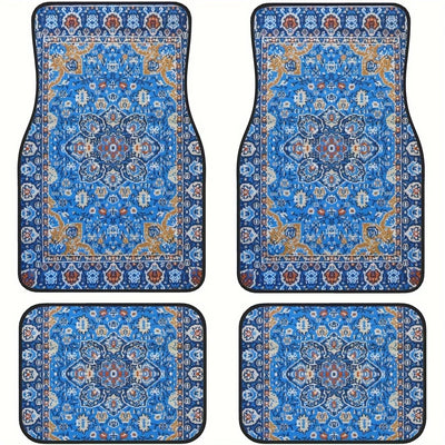 Car Floor Mats 4 Pieces Stylish Anti-Smudge Anti-Slip Easy To Clean Universal Suitable for All Vehicles