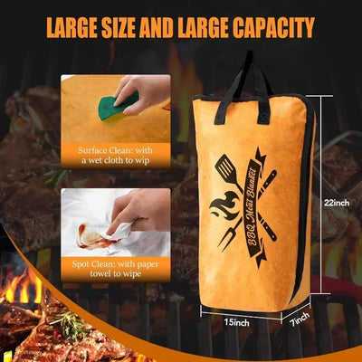 BBQ Blanket for Resting Meat Reusable Smoker Grilling Meat Insulated Resting Bag for Large Brisket/Turkeys Gifts for Men/Father