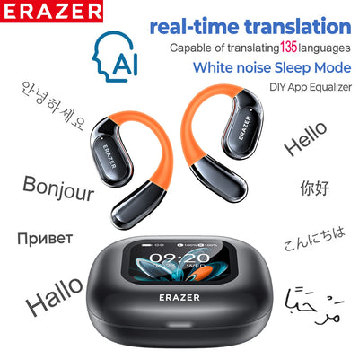 ERAZER XP15 Wireless Headphones Bluetooth 5.4 AI Translator Earbuds 