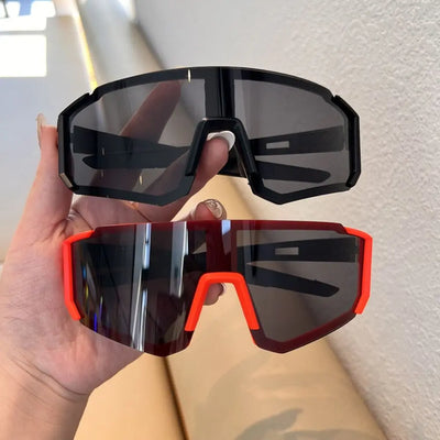 UV Sandproof Cycling Sunglasses Clear Anti Radiation Lens Outdoor Sport Goggle Protection Oversized Windproof Glasses