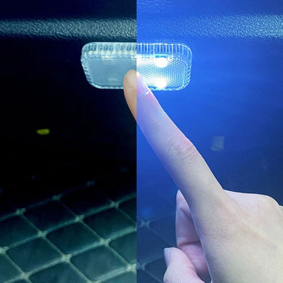 Automotive interior LED wiring free lighting, car reading light, touch sensing, trunk foot atmosphere surround light