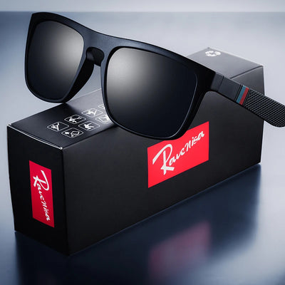 Fashion Square Vintage Polarized Sunglasses Men Women Retro 
