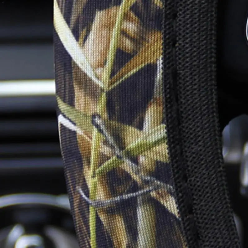 Camouflage Steering Wheel Covers Universal Anti-slip Stretchy D Round Shape 38CM Protective Cover Car Interior Accessories