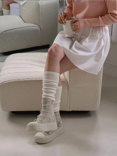 2025 Summer high Top sneakers for girls Design buckle strap platform Canvas skateboard Female sneakers tenis feminino adulto