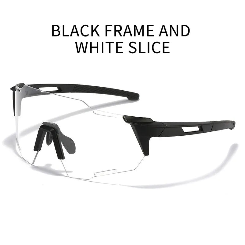 UV400 Protection Cycling Sunglasses Windproof Fashionable Sports Glasses Unisex Comfortable Fishing Hiking Sunglasses