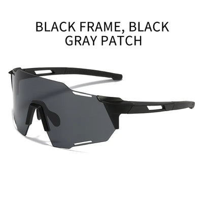 UV400 Protection Cycling Sunglasses Windproof Fashionable Sports Glasses Unisex Comfortable Fishing Hiking Sunglasses