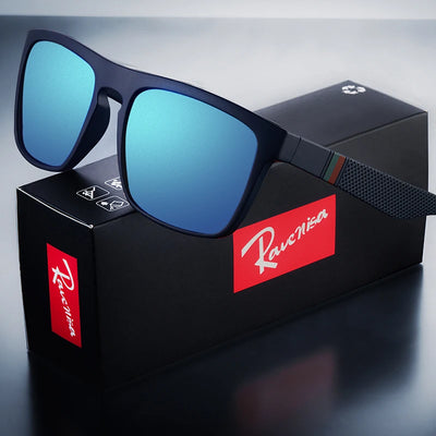 Fashion Square Vintage Polarized Sunglasses Men Women Retro 