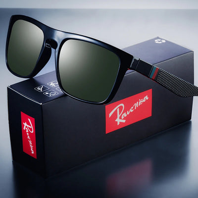 Fashion Square Vintage Polarized Sunglasses Men Women Retro 