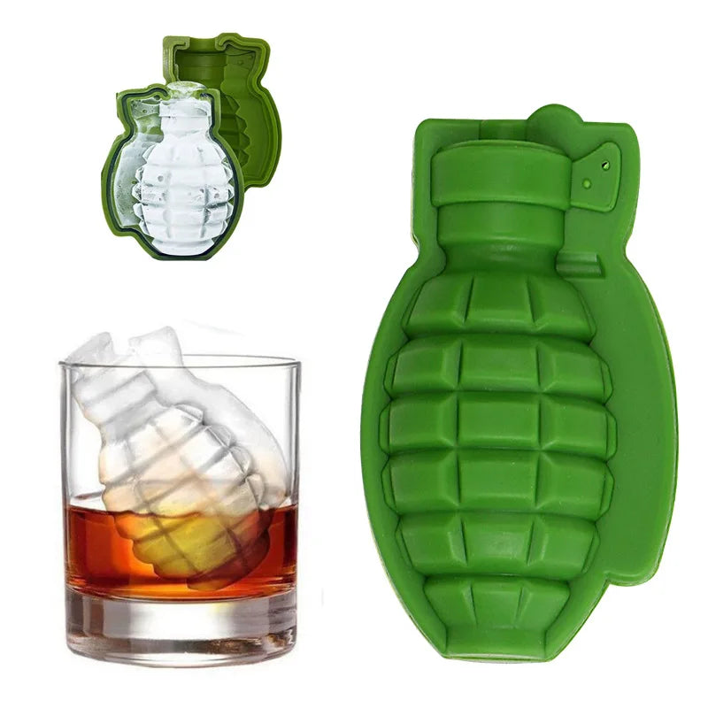 Ice Cube Mold Ice Machine Cream Maker Bar Drinks Whiskey Wine Maker Silicone Kitchen Tool Ice Tray Popsicle Mold Cake Decor