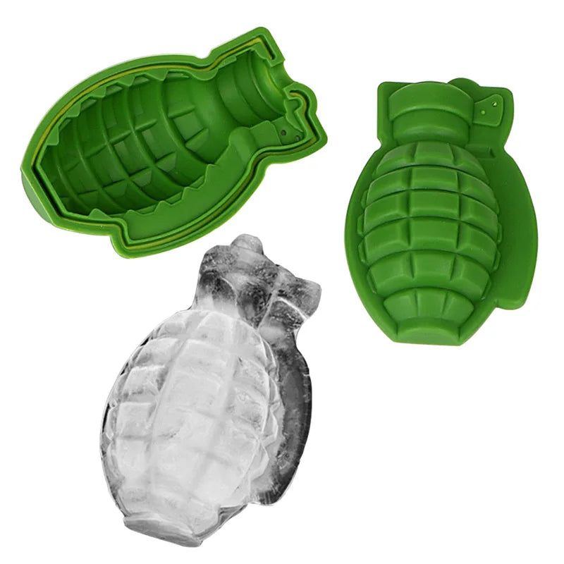 Ice Cube Mold Ice Machine Cream Maker Bar Drinks Whiskey Wine Maker Silicone Kitchen Tool Ice Tray Popsicle Mold Cake Decor