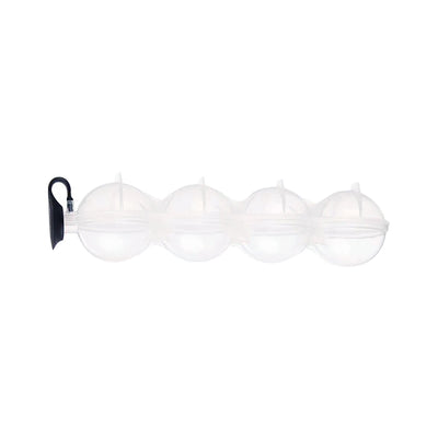 Ice Cube Maker 4 Hole Round Ice Hockey Mold Transparent Whisky Cocktail Vodka Ball Ice Mould Bar Party Kitchen Ice Box Tools