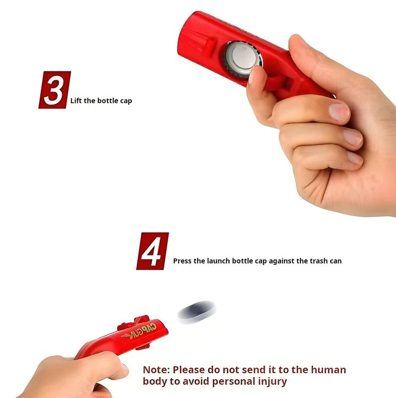 Creative Beer Bottle Opener, 1 Count Fun Bottlecap Remover, Portable Bottle Opener for Homekitchen Party Barbecue Outdoor Gathering Utensils