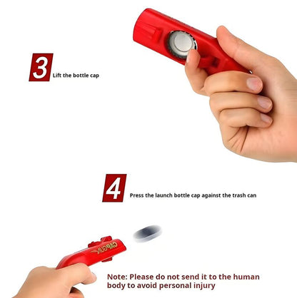 Creative Beer Bottle Opener, 1 Count Fun Bottlecap Remover, Portable Bottle Opener for Homekitchen Party Barbecue Outdoor Gathering Utensils