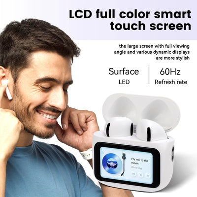 Noise Cancelling Earbuds Wireless Bluetooth Earbuds Touch Control Earbuds Wireless Bluetooth Earbuds Mini Earphones