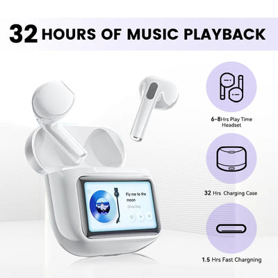 Noise Cancelling Earbuds Wireless Bluetooth Earbuds Touch Control Earbuds Wireless Bluetooth Earbuds Mini Earphones