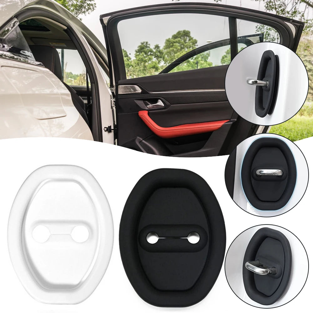 Silicone Door Lock Buckle Protector Car 