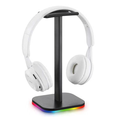 RGB Gaming Headphone Stand with USB Ports Headphone Holder Touch Control Light Desktop Gaming Headset Holder Earphone Hanger