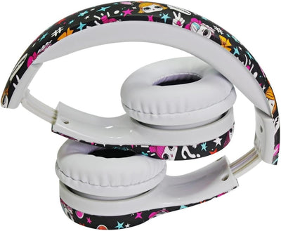 Kids Headphones with Cord, Toddler Headphones with Sharing Function, 85Db/93Db Safe Volume Limit, for Toddler Children Baby Boys Girls On-Line Study, School, Travel Use (Pink)