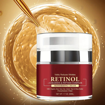 Instant Retinol Cream Wrinkle Remover Firming Lifting anti Aging Fade Fine Lines Moisturizing Whitening Korea Repair Skin Care